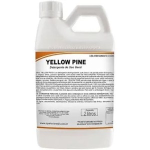 YELLOW PINE 2 LITROS DETERGENTE DESENGRAXANTE USO GERAL